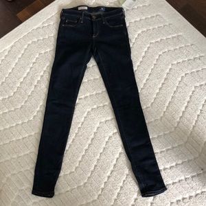NWT AG The Legging Denim Leggings sz 26 Drk Wash